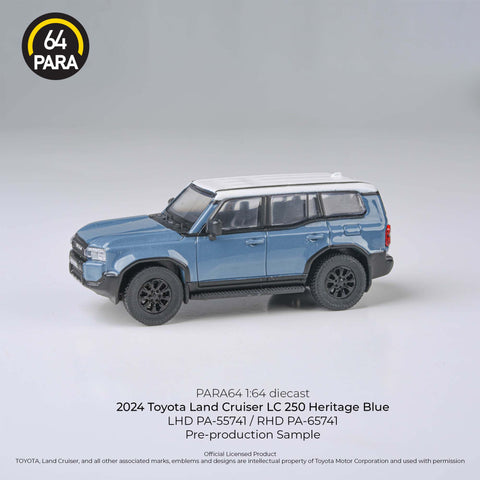 2024 Toyota Land Cruiser 250 Prado Heritage Blue LHD Para 64 - Big J's Garage