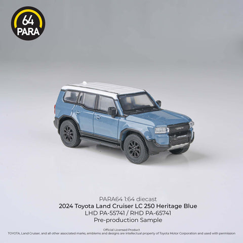 2024 Toyota Land Cruiser 250 Prado Heritage Blue LHD Para 64 - Big J's Garage