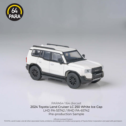 2024 Toyota Land Cruiser 250 Prado White Ice Cap LHD Para 64 - Big J's Garage