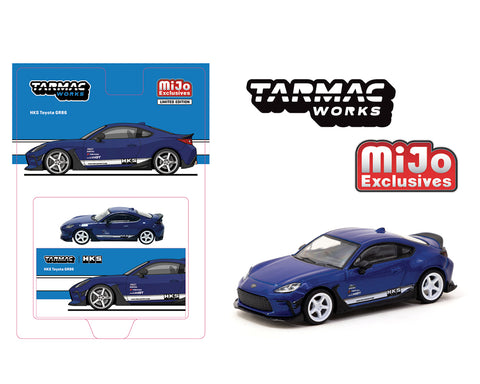 Toyota GR86 HKS Metallic Blue Global 64 Mijo Exclusives Tarmac Works - Big J's Garage