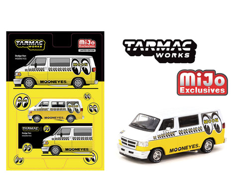 (Pre-Order) Dodge Van Mooneyes Yellow Global64 Tarmac Works Mijo Exclusive