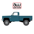 1981 Chevrolet Silverado 10 Stepside 4x4 Medium Blue Auto World - Big J's Garage