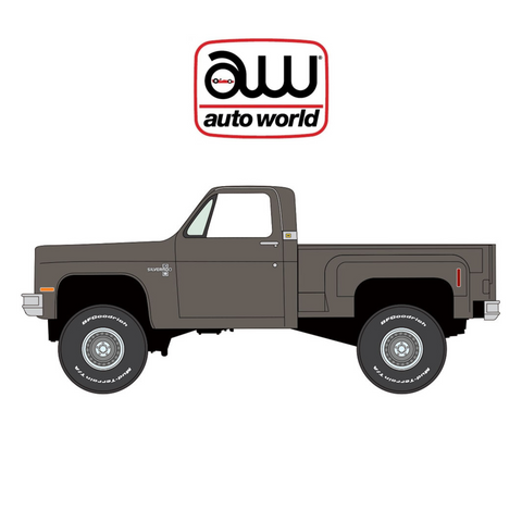 1981 Chevrolet Silverado Stepside 10 4x4 Gunmetal Grey Auto World - Big J's Garage