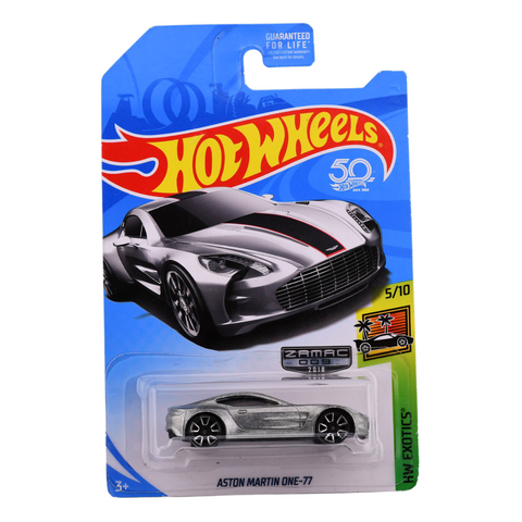 Aston Martin One-77 Zamac Hot Wheels In Sterling Protector - Big J's Garage