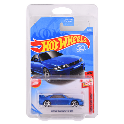 Nissan Skyline GT-R R33 Then and Now Hot Wheels In Sterling Protector - Big J's Garge