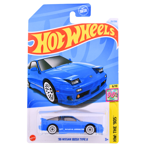 '96 Nissan 180SX Type X Hot Wheels In Sterling Protector - Big J's Garage