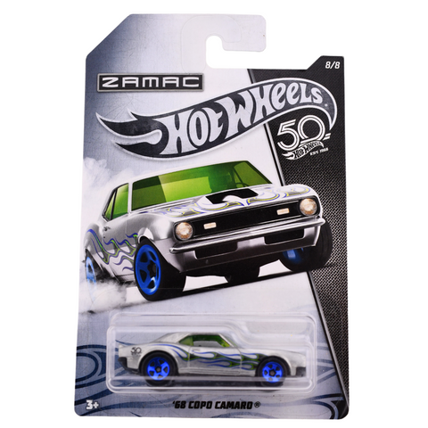 '68 Copo Camaro Zamac 50th Hot Wheels - Big J's Garage