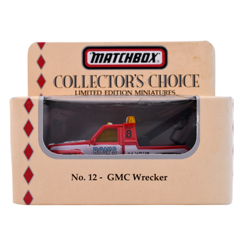 GMC Wrecker 1994 Matchbox - Big J's Garage