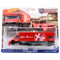 Alfa Romeo 155 V6 Ti Fleet Flyer Hot Wheels Team Transport - Big J's Garage