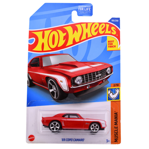 '69 Copo Camaro Muscle Mania Hot Wheels (Cracked) - Big J's Garage