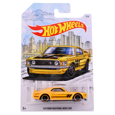 '69 Ford Mustang Boss 302 Hot Wheels - Big J's Garage