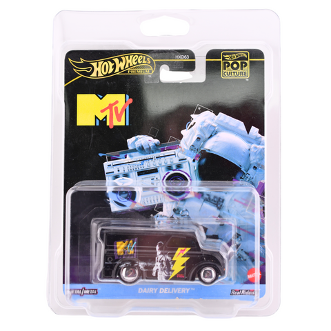 Dairy Delivery Pop Culture Hot Wheels Premium In Protector - Big J's Garage