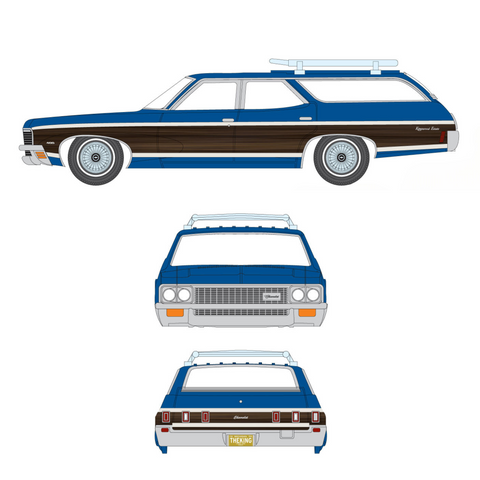 1970 Chevy Kingswood Fathom Blue Auto World - Big J's Garage