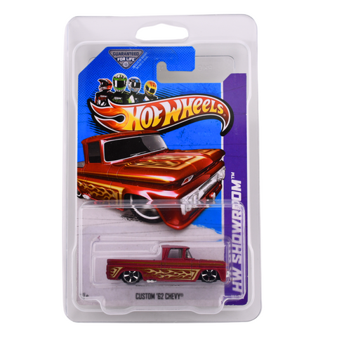 '62 Custom Chevy HW Showroom Hot Wheels In Sterling Protector - Big J's Garage