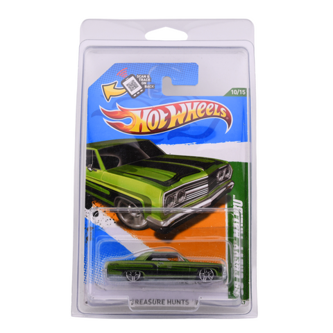 '65 Chevy Malibu Treasure Hunts '12 Hot Wheels In Sterling Protector - Big J's Garage