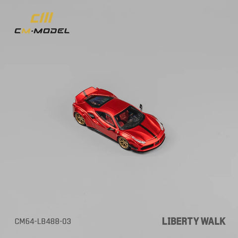 Ferrari LB488 Widebody LM Liberty Walk Limited Edition 1:64 CM Model - Big J's Garage