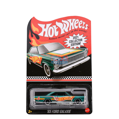 Hot Wheels RLC 2021 Collector Edition Green 65 Ford Galaxie “Kroger’s Mail-in” - Big J's Garage