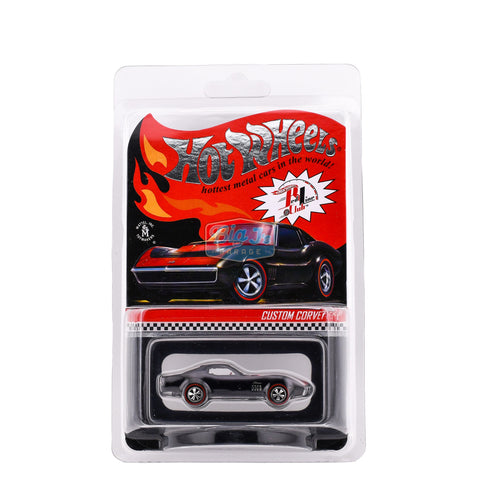 Hot Wheels RLC 68 Custom Corvette Stingray 2022 - Black (#11,601/25,000) - Big J's Garage