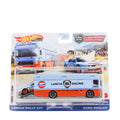 Hot Wheels Team Transport Lancia 037 Euro Hauler Gulf Racing - Big J's Garage