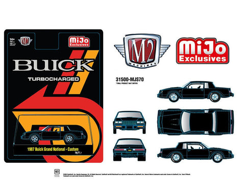 (Pre-Order) 1987 Buick Grand National Custom M2 Machines Mijo Exclusives - Big J's Garage