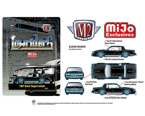 (Pre-Order) 1987 Buick Regal Limited Lowriders M2 Machines Mijo Exclusives - Big J's Garage