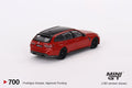 (Pre-Order) BMW M3 Competition Touring (G81) Toronto Red Metallic Mini GT Mijo Exclusives - Big J's Garage