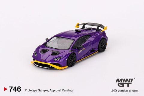 (Pre-Order) Lamborghini Huracan STO Viola Pasifae Purple Mini GT Mijo Exclusives - Big J's Garage