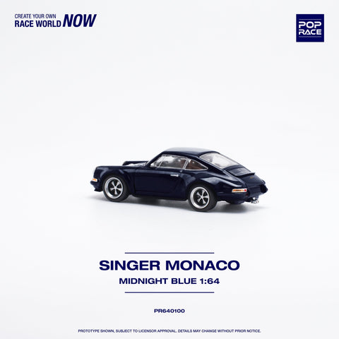 (Pre-Order) Porsche Singer Monaco Midnight Blue Pop Race - Big J's Garage