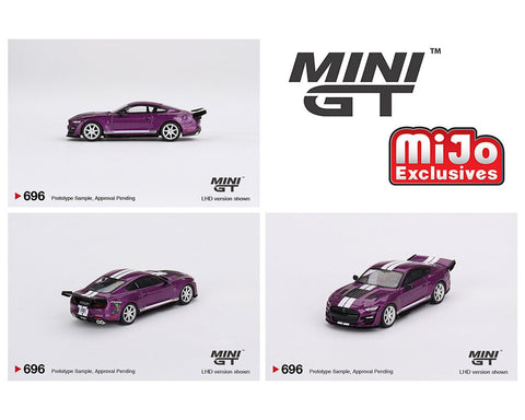 (Pre-Order) Shelby GT500 Mustang Dragon Snake Concept Fuchsia Metallic Purple Mini GT Mijo Exclusives - Big J's Garage