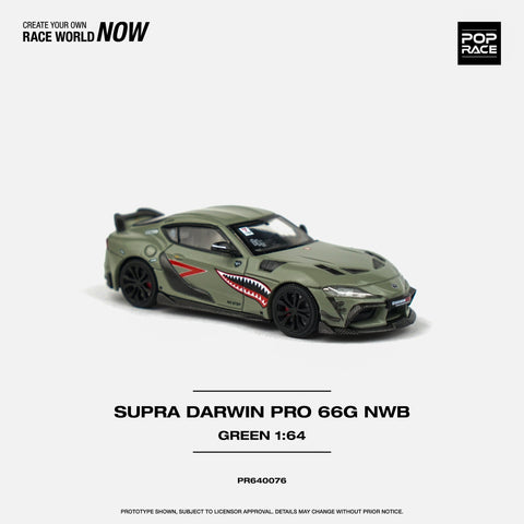 (Pre-Order) Toyota Supra A90 Darwin Pro 66G NWB Sharkmouth Pop Race - Big J's Garage
