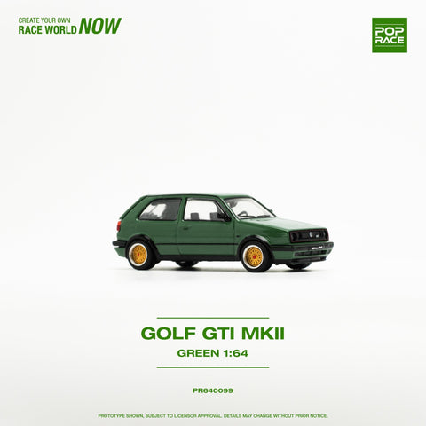 (Pre-Order) Volkswagen Golf GTI MkII Oak Green Pop Race - Big J's Garage
