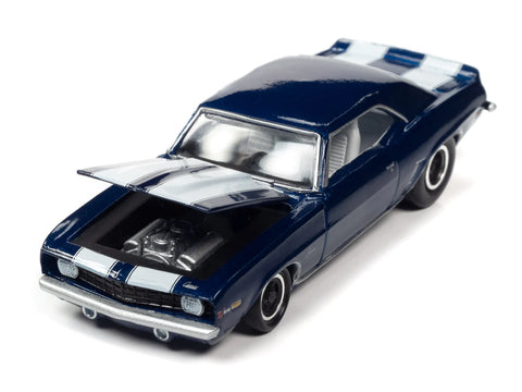 1969 Chevrolet Camaro Royal Blue Metallic Racing Champions