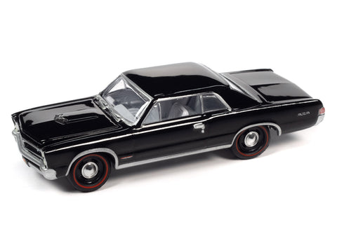 1965 Pontiac GTO MCACN Gloss Black Johnny Lightning - Big J's Garage