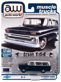 1966 Chevy Suburban Dark Blue/White Auto World - Big J's Garage