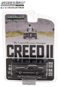1967 Ford Mustang Coupe - Black with White Stripes Creed II (2018) - Adonis Creed's Greenlight Collectibles - Big J's Garage