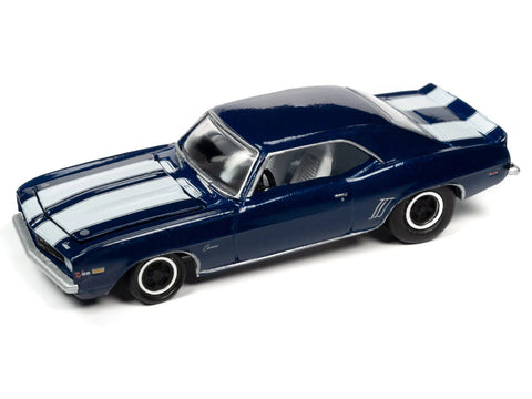 1969 Chevrolet Camaro Royal Blue Metallic Racing Champions - Big J's Garage