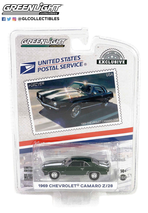 1969 Chevrolet Camaro Z/28 - United States Postal Service Greenlight Collectibles - Big J's Garage