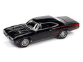 1970 Dodge Super Bee Gloss Black Johnny Lightning - Big J's Garage