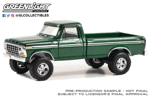 1979 Ford F-350 Custom - Emerald Green (Lot #1470) Barrett-Jackson ‘Scottsdale Edition’ Series 13 Greenlight Collectibles - Big J's Garage