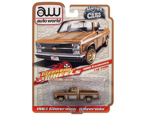 1983 Chevrolet Silverado Lowrider Gold HOC Weekend of Wheels Exclusive Auto World - Big J's Garage