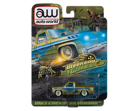 1983 Chevrolet Silverado Lowrider Green Weekend of Wheels Convention 2023 Auto World - Big J's Garage