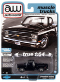 1983 Chevrolet Silverado Stepside (Lowered) Gloss Black Auto World - Big J's Garage