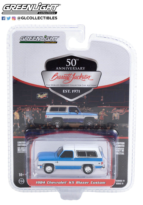 1984 Chevrolet K5 Blazer Custom (Lot #534) - Blue and White Barrett-Jackson 'Scottsdale Edition' Series 11 Greenlight Collectibles - Big J's Garage