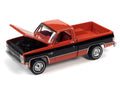 1984 Chevy Silverado 10 Fleetside Red Orange/Black Auto World - Big J's Garage