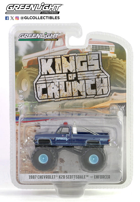 1987 Chevrolet K20 Scottsdale - Enforcer - Kings of Crunch Series 14 Greenlight Collectibles - Big J's Garage
