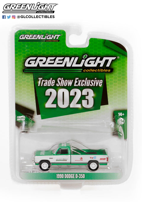 1990 Dodge D-350 - 2023 Greenlight Trade Show Exclusive (Hobby Exclusive) Greenlight Collectibles - Big J's Garage