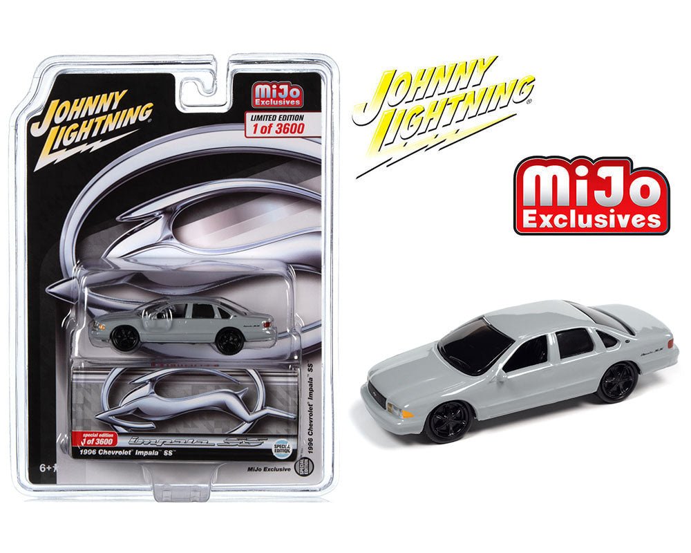 1996 Chevrolet Impala SS Grey Johnny Lightning Grey Mijo Exclusive