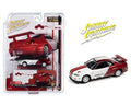 1999 Nissan Skyline GT-R (BNR34)-(Two Tone White) Singapore Dilsre Exclusive Johnny Lightning - Big J's Garage