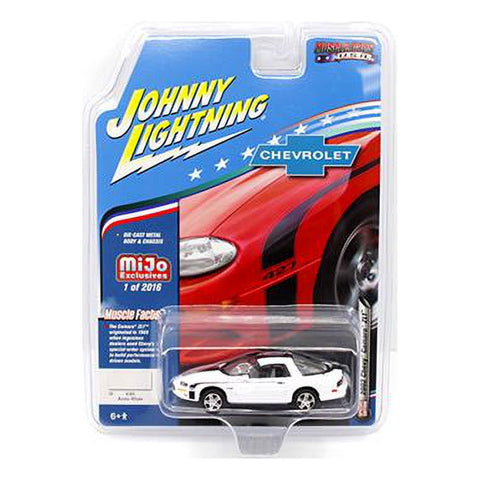 2002 Chevrolet Camaro ZL1 427 Artic White Johnny Lightning - Big J's Garage