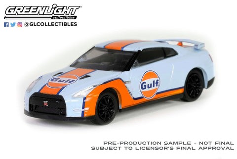 2016 Nissan GT-R (R35) - Gulf Oil Hobby Exclusive Greenlight Collectibles - Big J's Garage